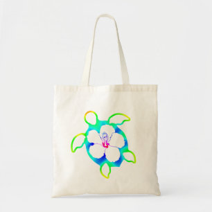Tie Dyed Honu Turtle Tote Bag