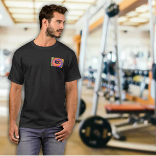 Tie Dyed Mens Exercise T-Shirt