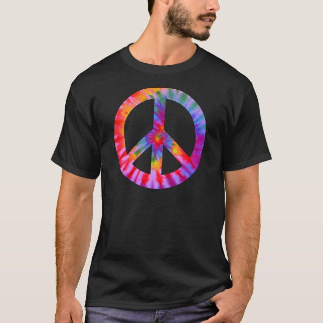 Tie Dyed Peace Sign Shirt (Front)
