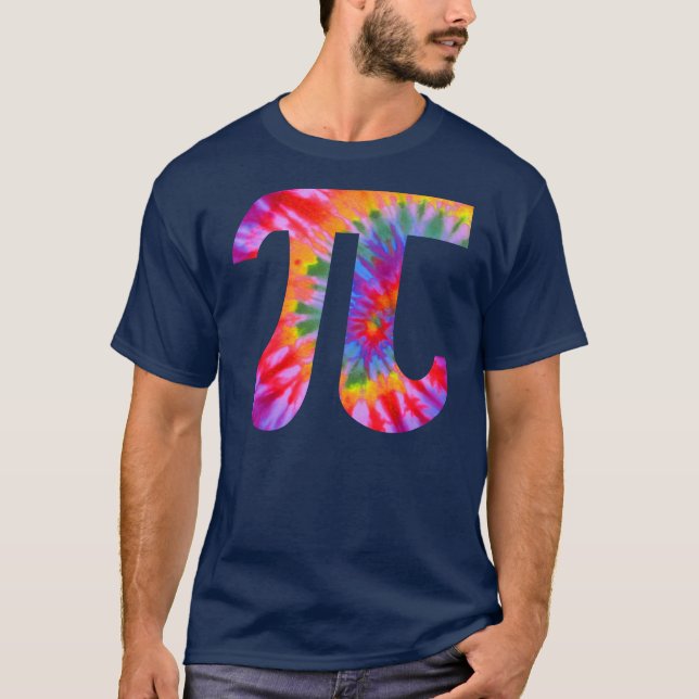 Tie Dyed Pi Shirt (Front)