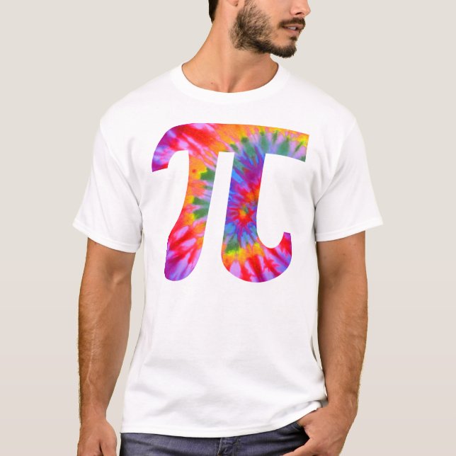 Tie Dyed Pi Shirt (Front)
