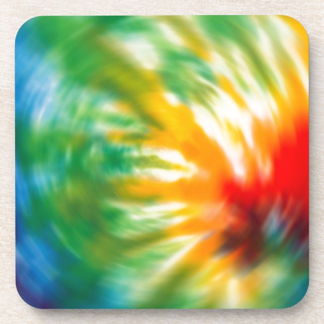 Tie Dyed Time Coaster (Front)