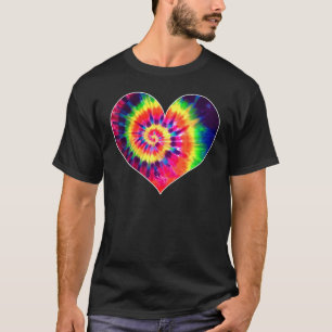 Tie Dyed Valentine's Day Shirt Cute Tye Dye Heart