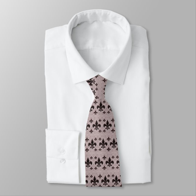 Tie Fleur-De-Lis Heather (Tied)