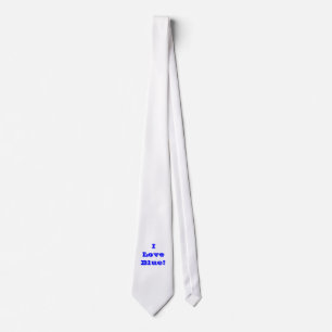 Tie I Love Blue