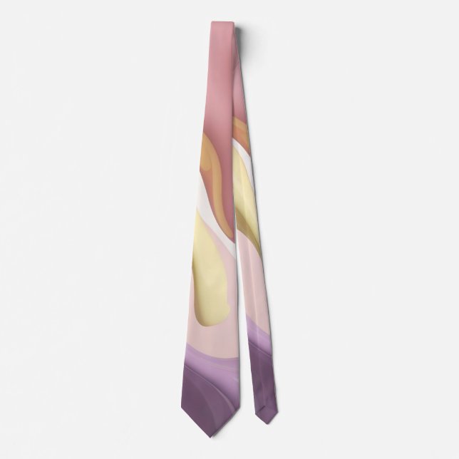 Tie in stylish abstract graphic (Front)
