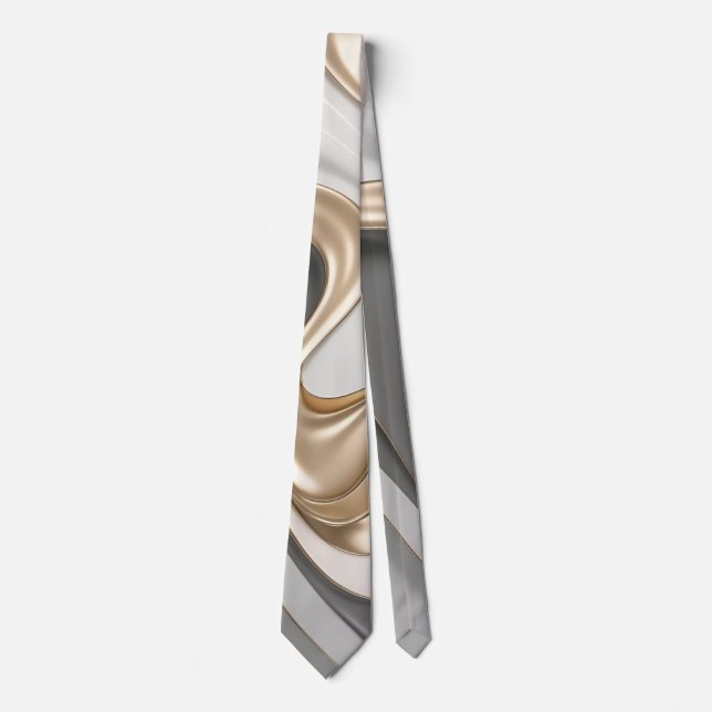 Tie in stylish abstract graphic (Front)