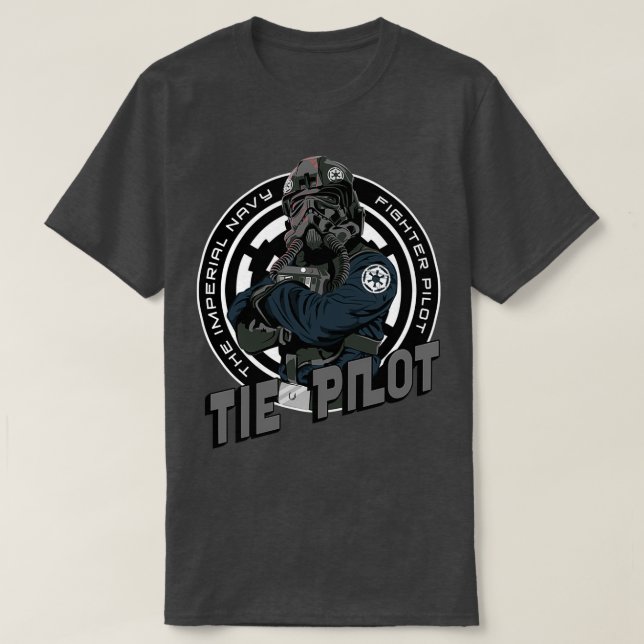 TIE Pilot Crest  T-Shirt (Design Front)