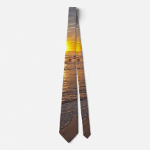 Tie: Sunset by the Beach