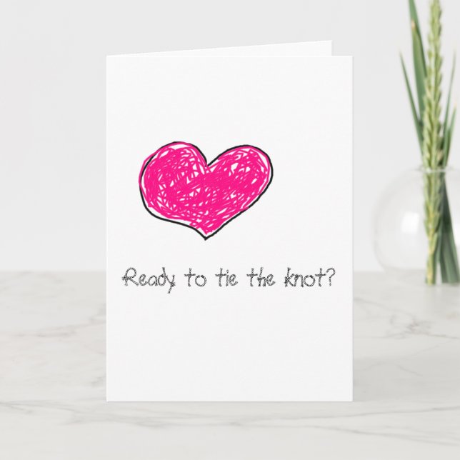 Tie the knot? holiday card (Front)