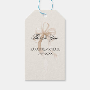 Tie the Knot Wedding Gift Tags