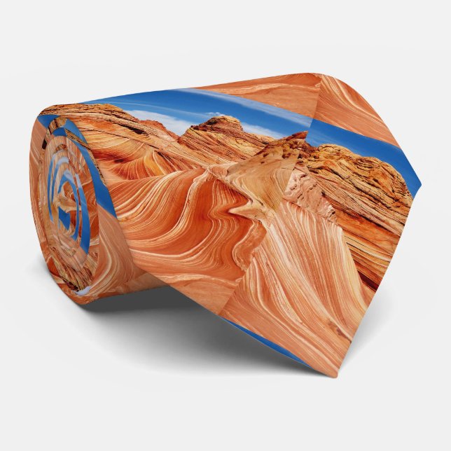 Tie, The Wave, Hiker's Paradise Tie (Rolled)