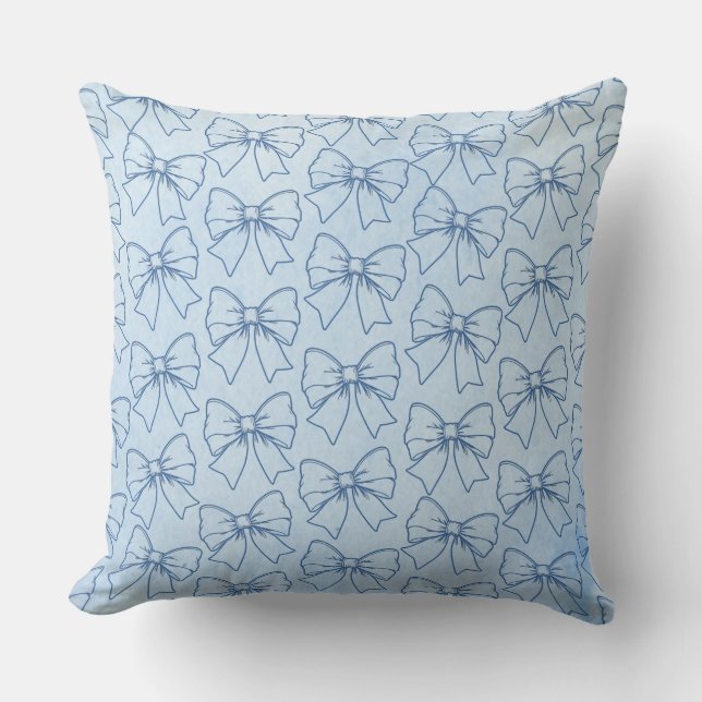 Tie Throw Pillow (Front)