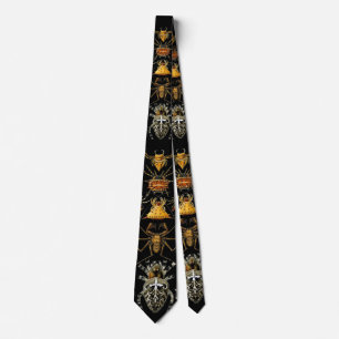 Tie Vintage Artist Ernst Haeckel Spiders