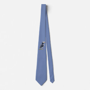 Tie with a puffin!