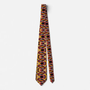 Tie with Belgian Colours Design