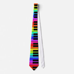 Tie With colourful / Colourful Keyboard Design