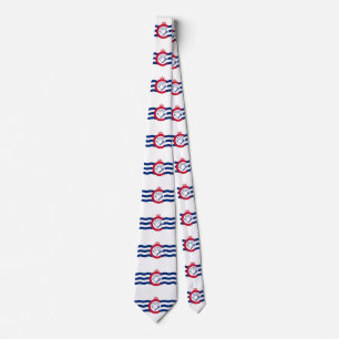 Tie with Flag of Cincinnati, Ohio