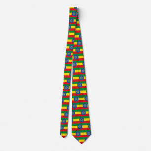 Tie with Flag of Ethiopia