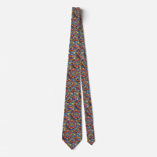 Tie with Romanian Colours Design