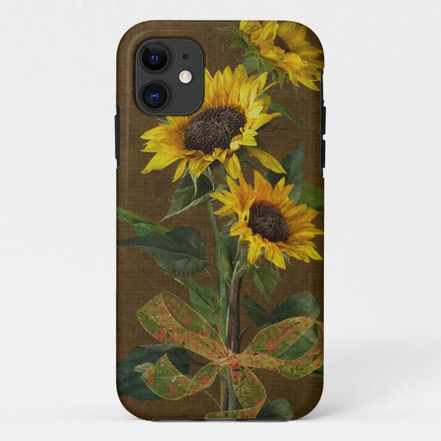 Tied Sunflowers Case-Mate iPhone Case (Back)
