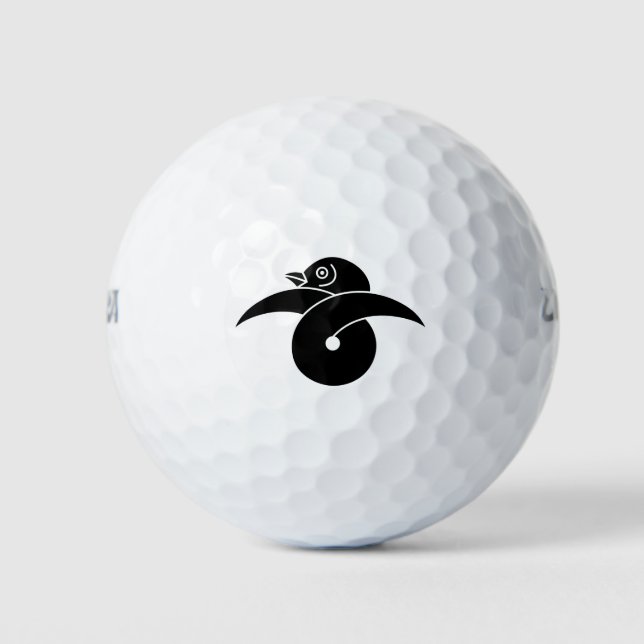 Tied Swan-shaped crest Golf Balls (Front)