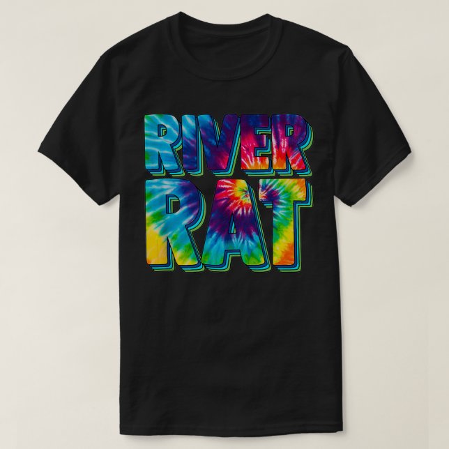 TieDie River Rat  T-Shirt (Design Front)