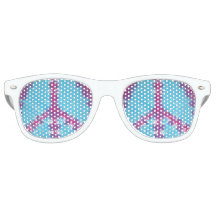 tiedye adult retro party shades peace sign