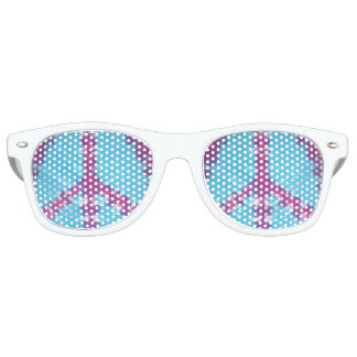 tiedye adult retro party shades peace sign