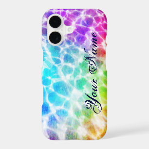 Tiedye Hippie Wavy Rainbow Effect
