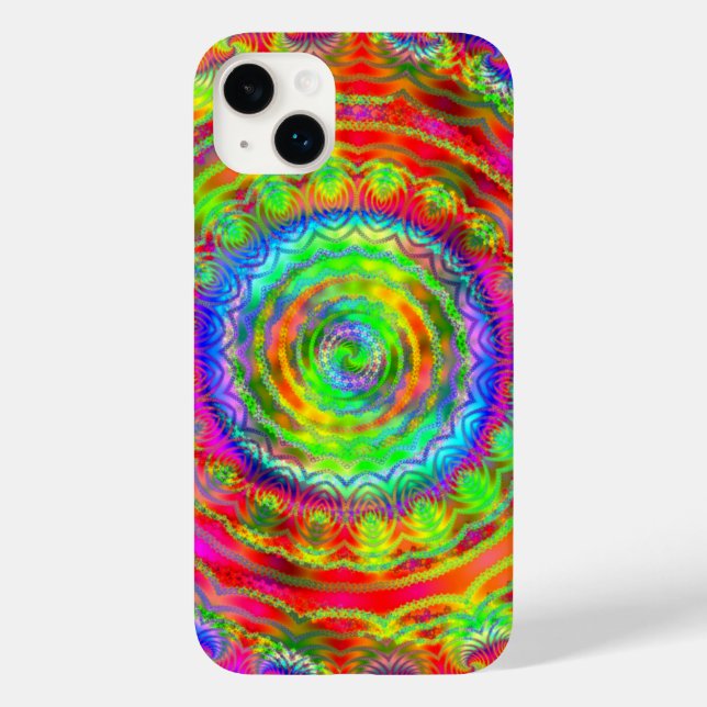 Tiedye Target Case-Mate iPhone Case (Back)