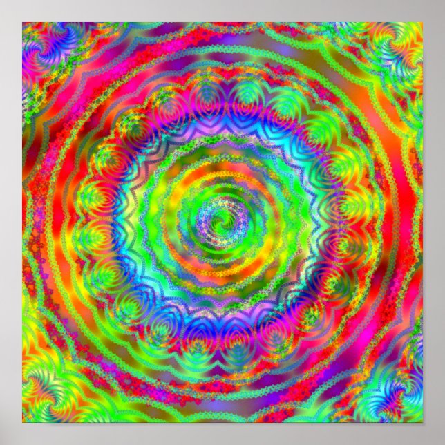 Tiedye Target Poster (Front)