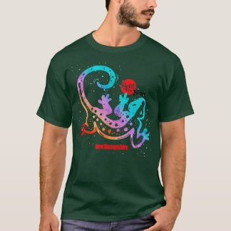 Tiedye the Newt pocketsize T-Shirt