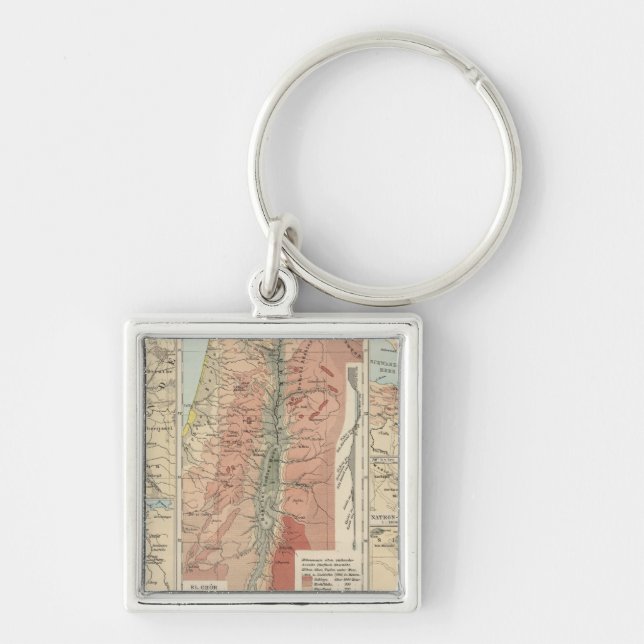 Tieflander Atlas Map Key Ring (Front)