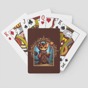 Tiefling Feline Fantasy Adventure Playing Cards