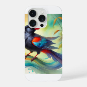 Tieke Bird 100924AREF142 - Watercolor iPhone 15 Pro Case