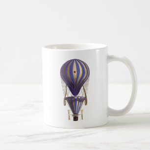 Tiered Hot Air Balloon Blue Coffee Mug