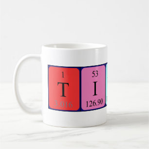 Tiernan periodic table name mug