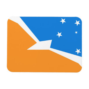 Tierra del Fuego Argentina flag fire land province Magnet