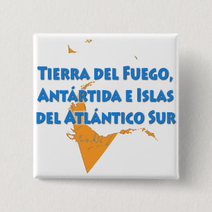 Tierra del Fuego Province 15 Cm Square Badge