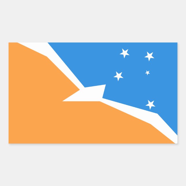 Tierra del Fuego Rectangular Sticker (Front)