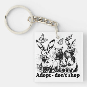 Tierschutz - Adopt don't shop Key Ring