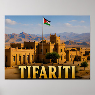 Tifariti Desert Landscapes and Saharan Horizons Poster