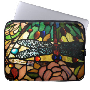 Tiffany Close Up Stained Glass Lamp Shade Laptop Sleeve
