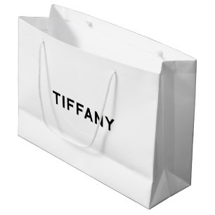Tiffany Elegant Gift Bag in Black and White