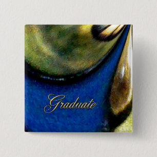 Tiffany Flow Graduate Button Square