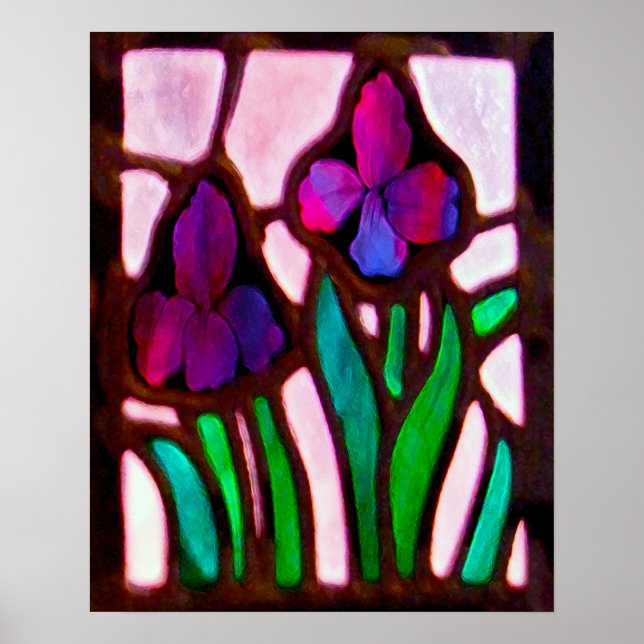 Tiffany Flowers print (Front)