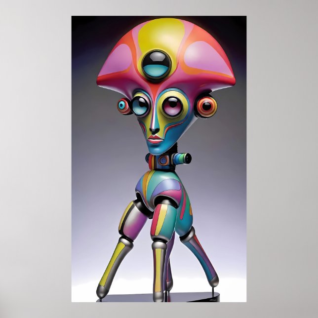 Tiffany Imp Ken Gauge Pop Surrealism Poster (Front)