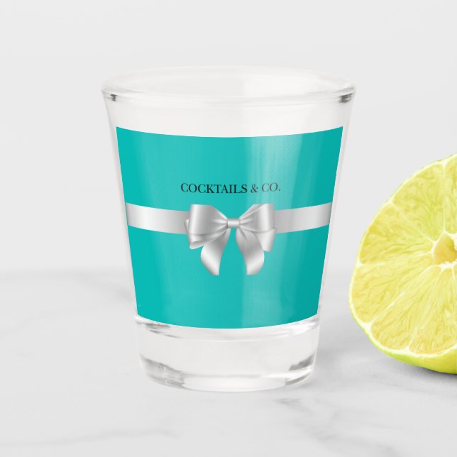 Tiffany-Inspired Shot Glass | Cocktail Collection (Front)