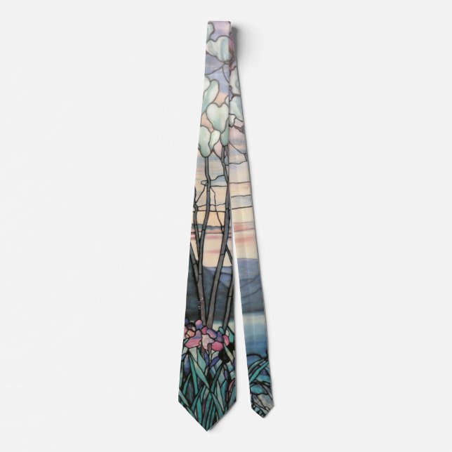 Tiffany Magnolias and Irises v.5 Tie (Front)